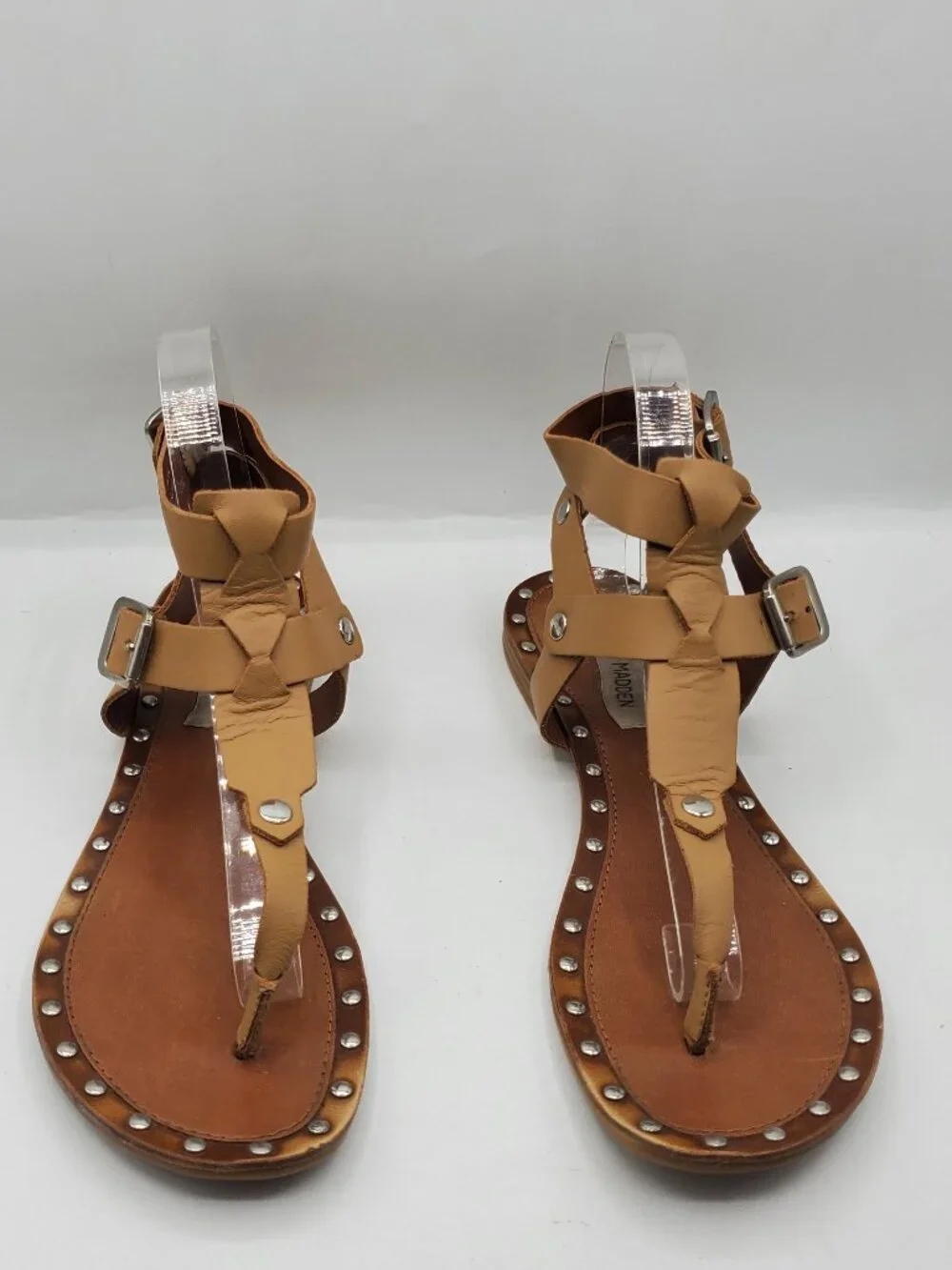STEVE MADDEN KADIN LEATHER THONG SANDALS